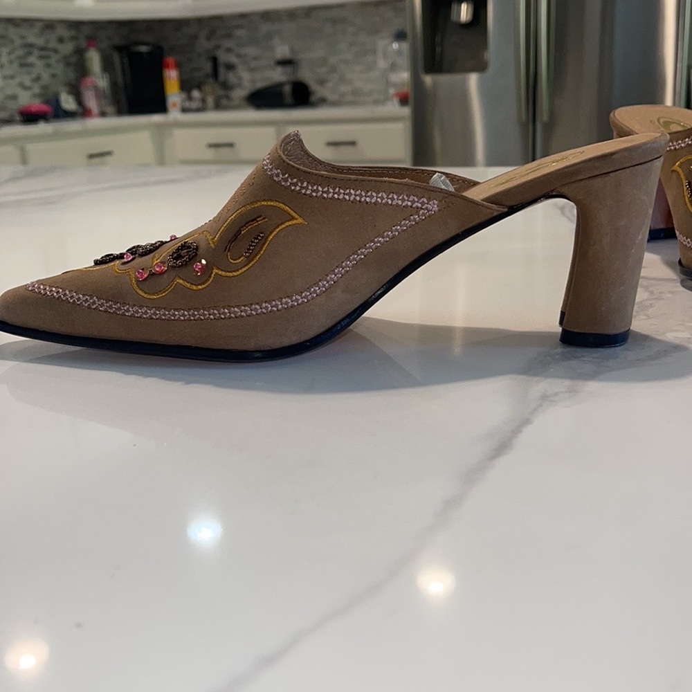 Roper NWOT Leather Mule Size 9 - Picture 5 of 9